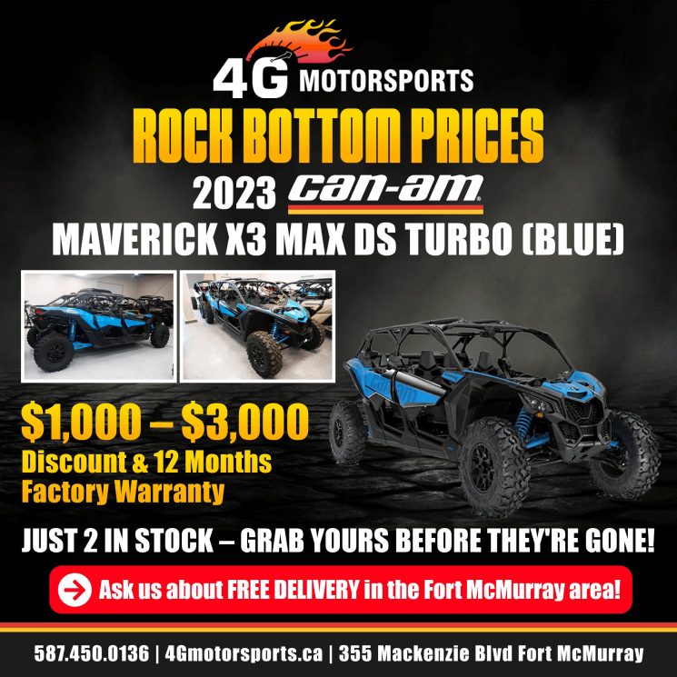 2023 Maverick X3 Max DS Turbo Blue