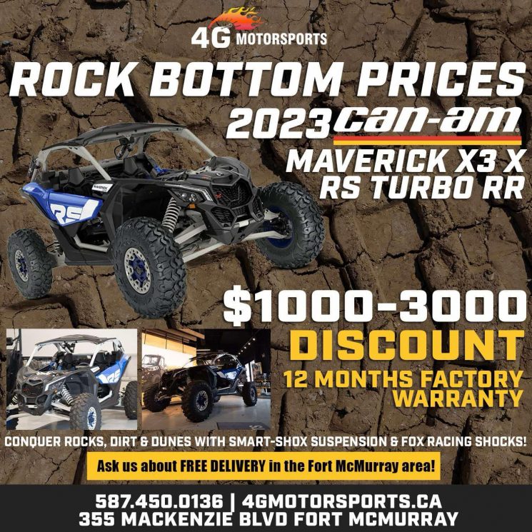 2023 Maverick X3 X RS Turbo RR – Blue